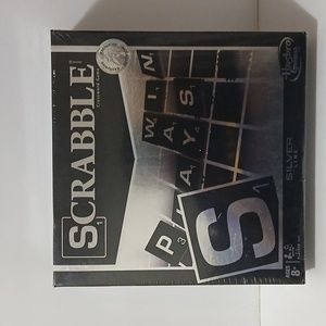 Scrabble‎ Crossword Game Silver Line Edition - Classy New Age Modern Design!